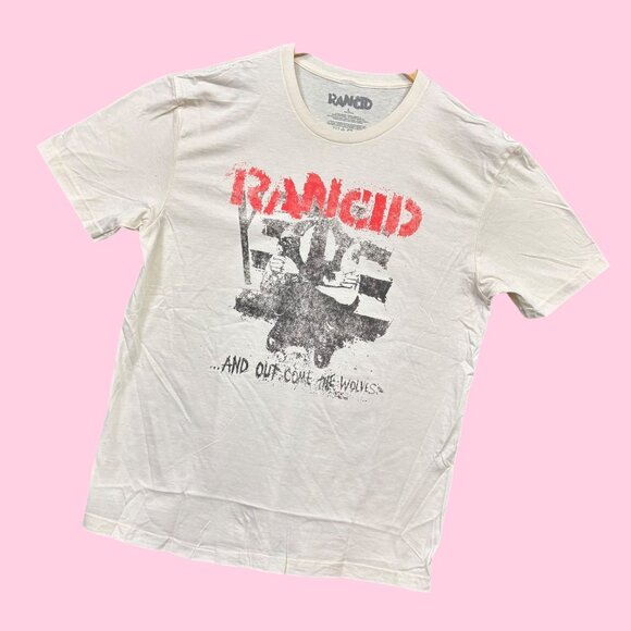 Rancid And Out Come the Wolves Punk Rock Band Tee L - Picture 3 of 4